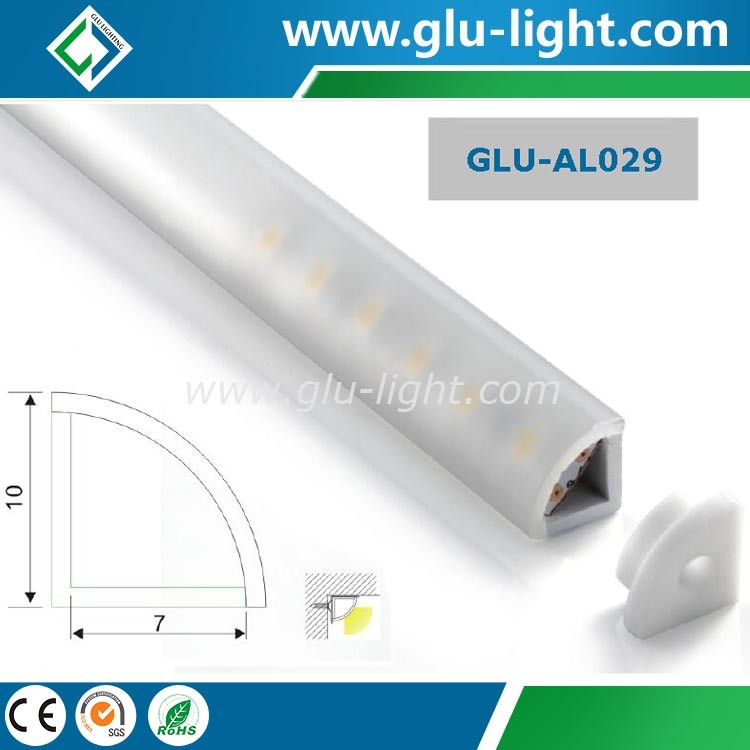 IP68 waterproof plastic profile aluminum led profile with frosted diffuser IP68 waterproof plastic profile aluminum led profile with frosted diffuser