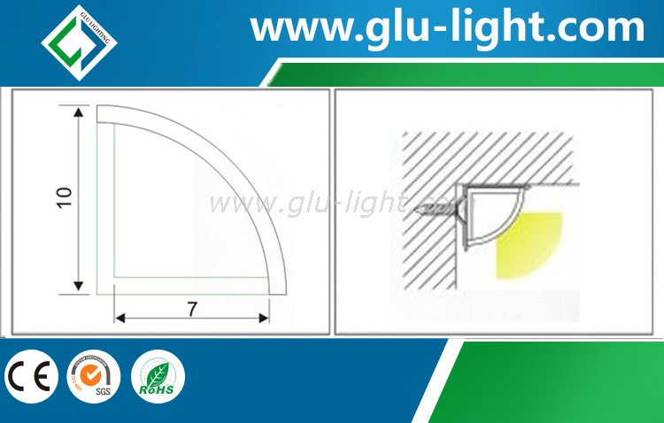 IP68 Waterproof LED Aluminum Profile For Furniture IP68 Waterproof LED Aluminum Profile For Furniture
