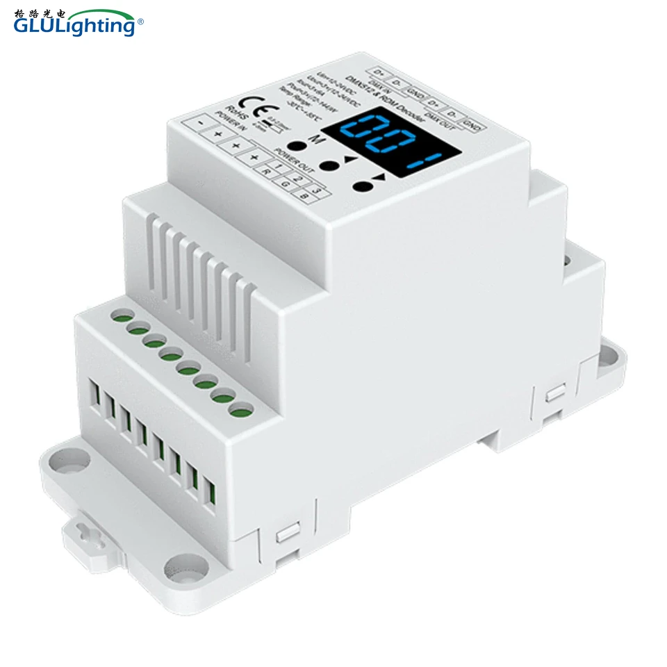 3-kanałowy dekoder CV DMX512 i RDM
