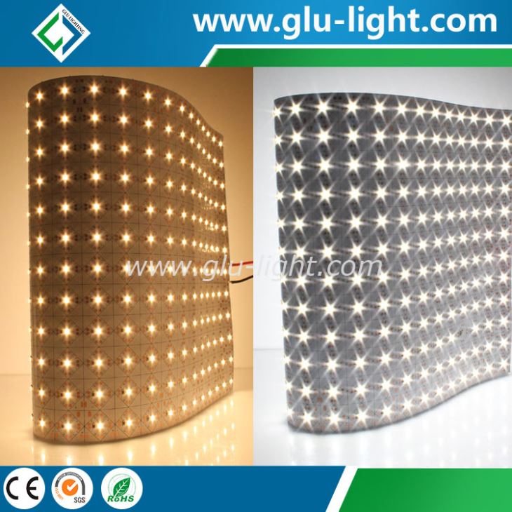 Customizd 4 OZ PCB 2835 flex panel,dual color 3200k-6500K flexible led panel