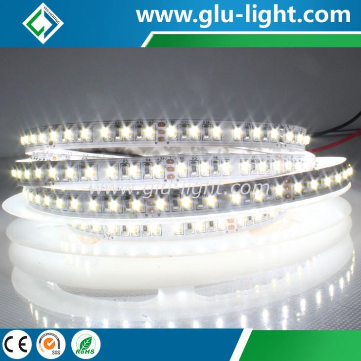 CE/ROHS 4 OZ double face 2835 Bi-color Flex led strip with 120 leds/m