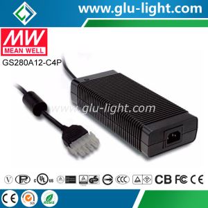 Adapter przemysłowy Meanwell GS280A12-C4P 222 W, 12 V AC-DC