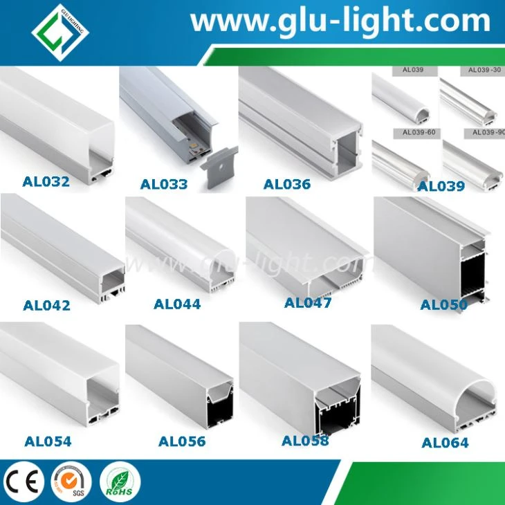 Lighting Fixture Waterproof Ip68 Linear Aluminium Profile